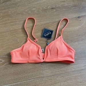 Orange zaful bathing suit top